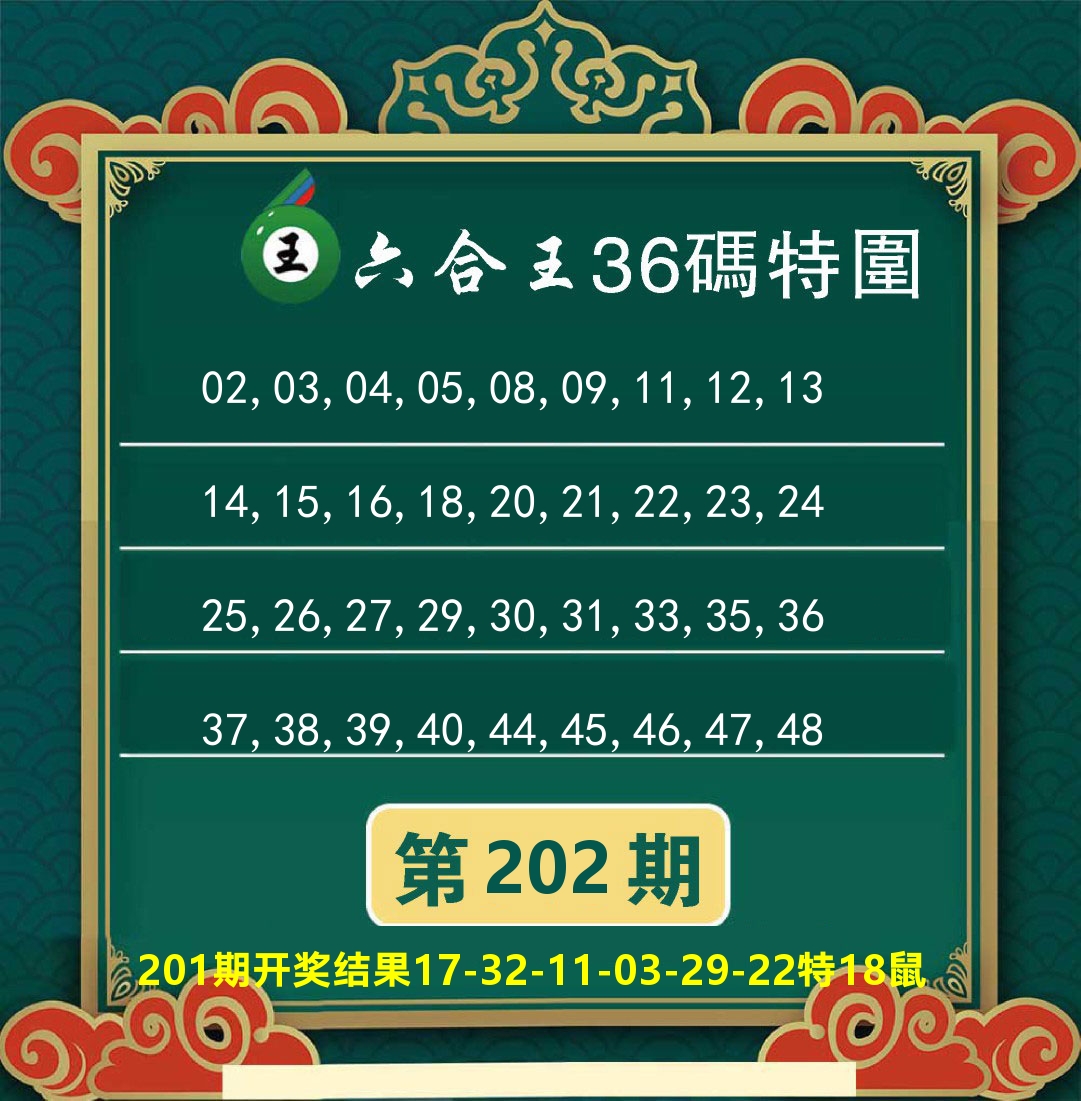 澳门特码王B 第202期