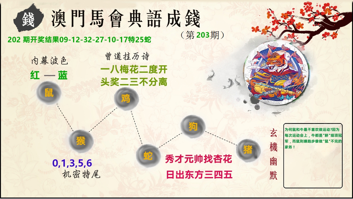 典语成钱 第203期