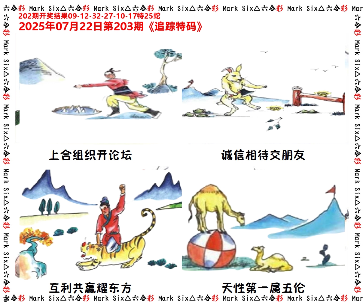 追踪特码 第203期
