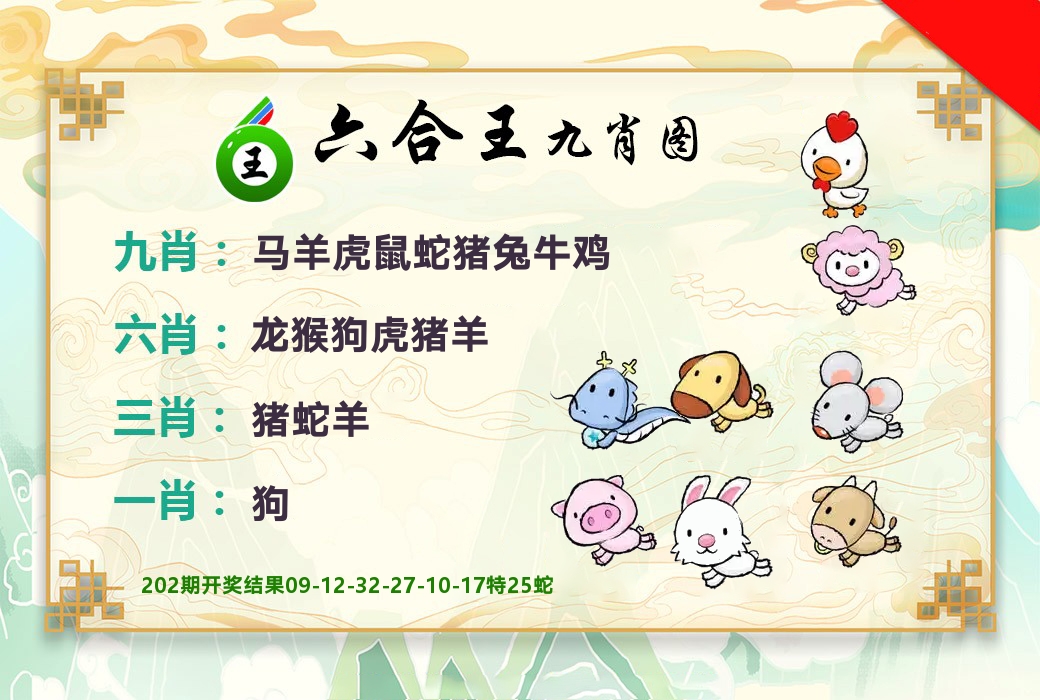 六合王九肖图 第203期