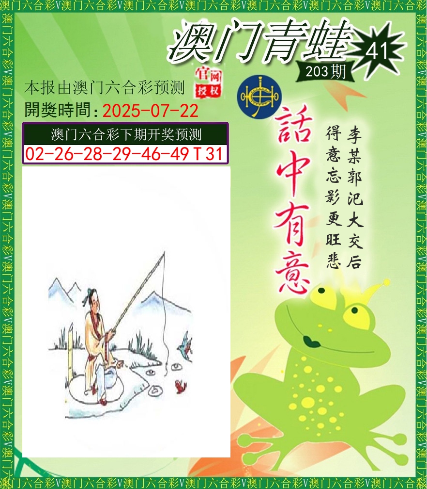 青蛙系列43 第203期