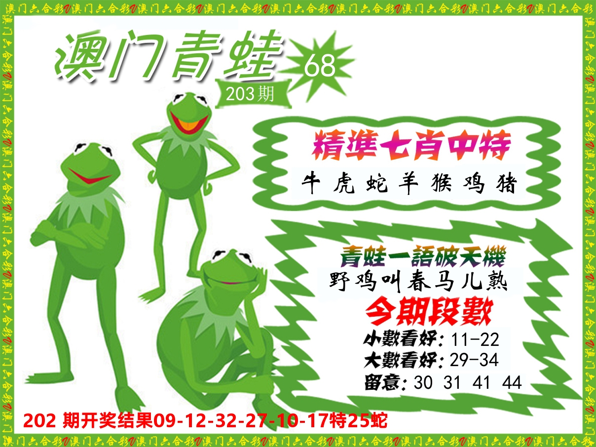 青蛙系列68 第203期