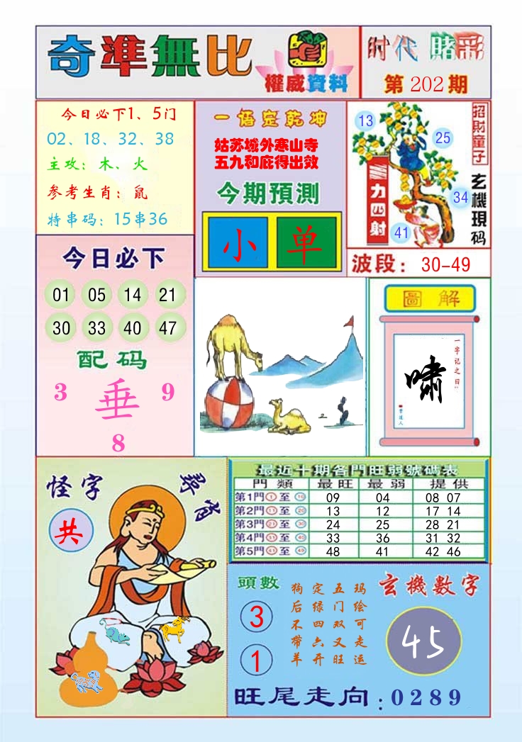 时代赌彩 第203期