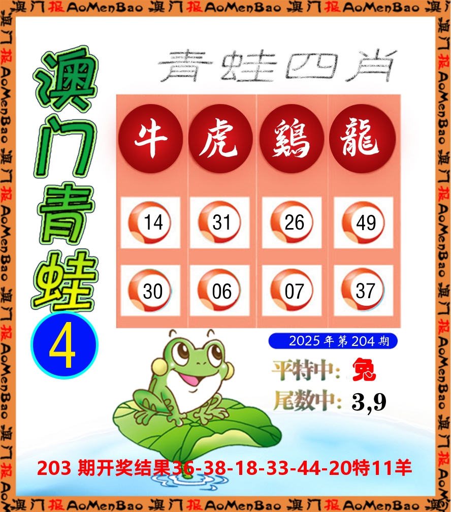 青蛙系列4 第204期