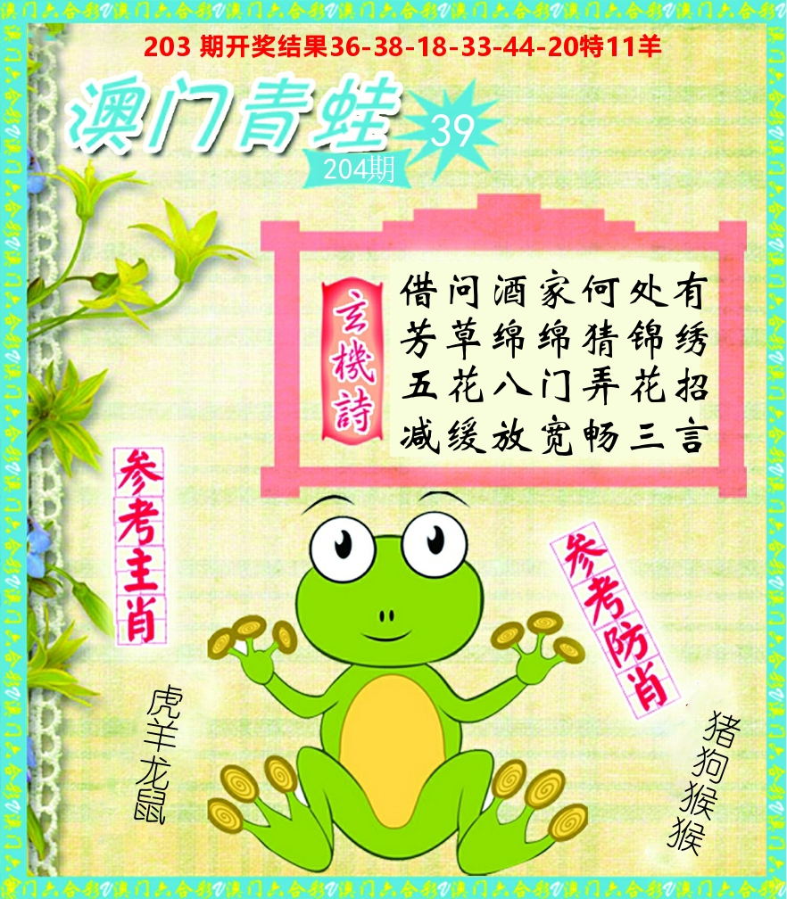青蛙系列39 第204期