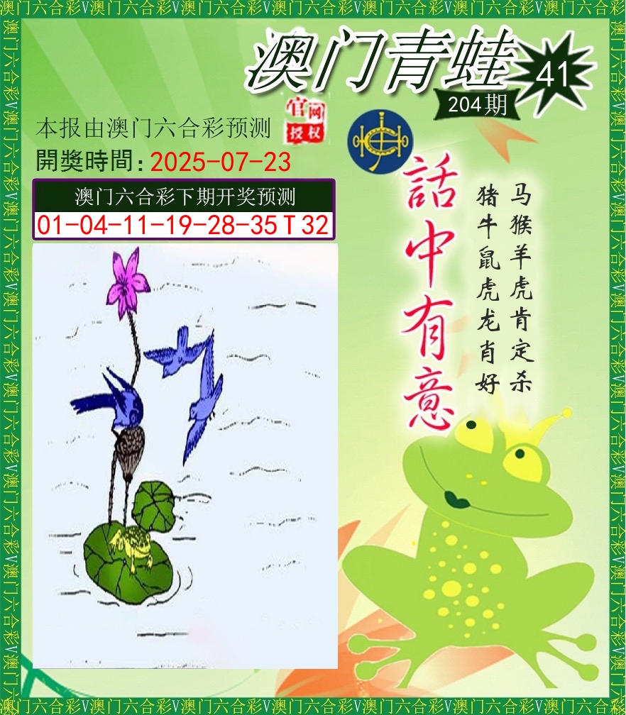青蛙系列43 第204期