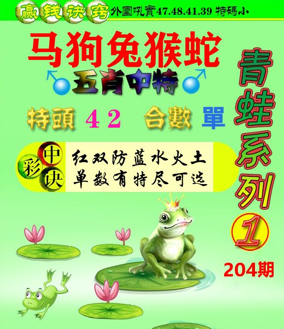 青蛙彩图 第204期