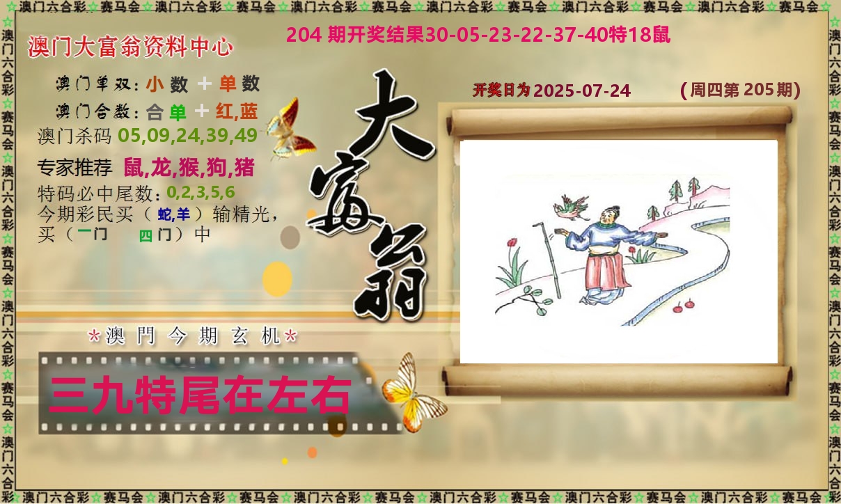 新大富翁 第205期