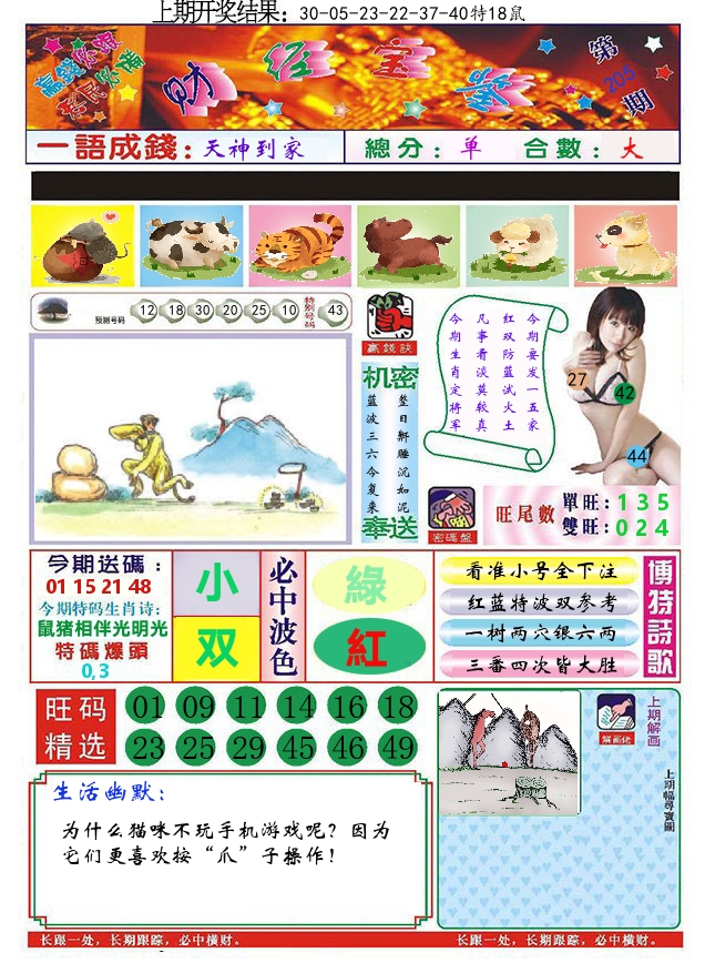 澳门财经宝鉴 第205期