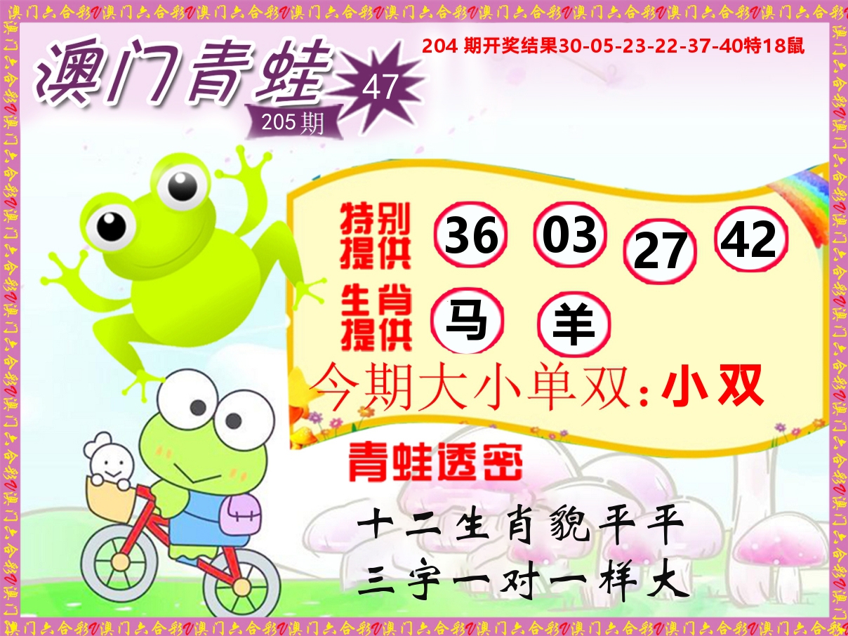 青蛙系列47 第205期