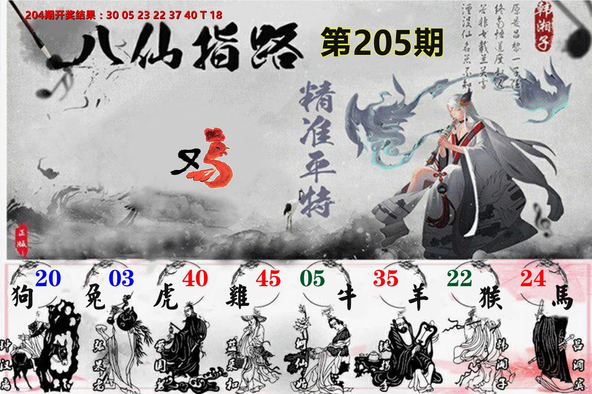 八仙指路 第205期