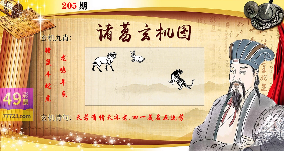 诸葛玄机图 第205期