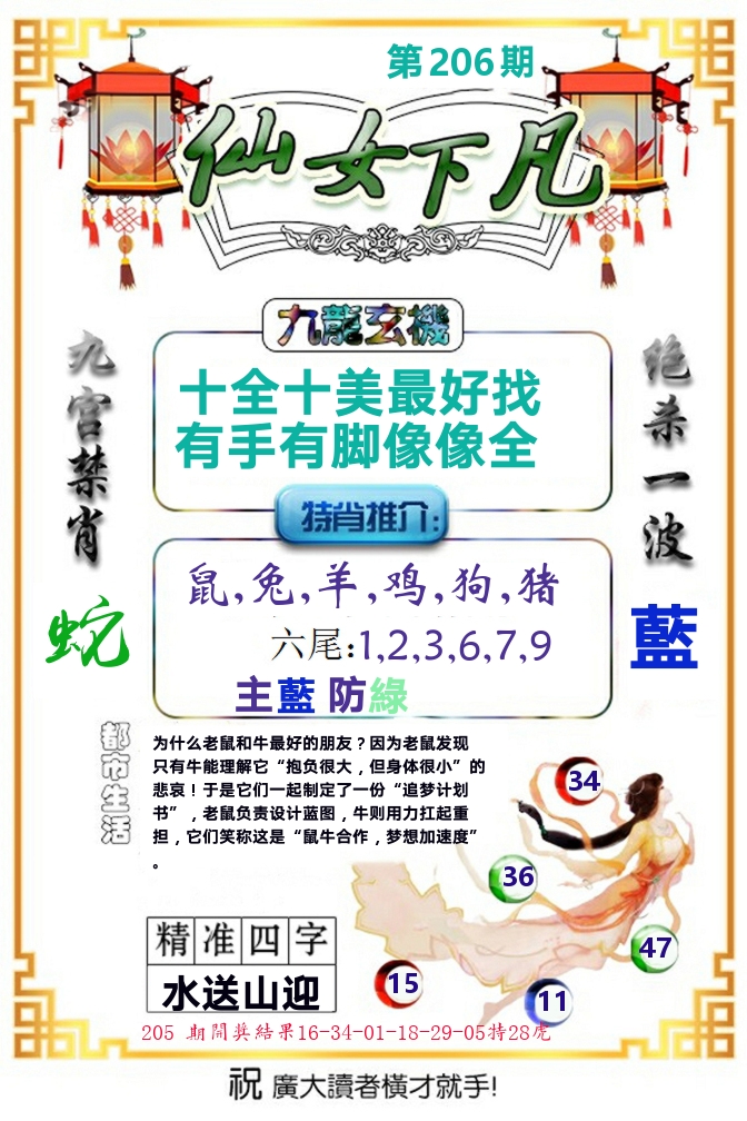 仙女下凡 第206期