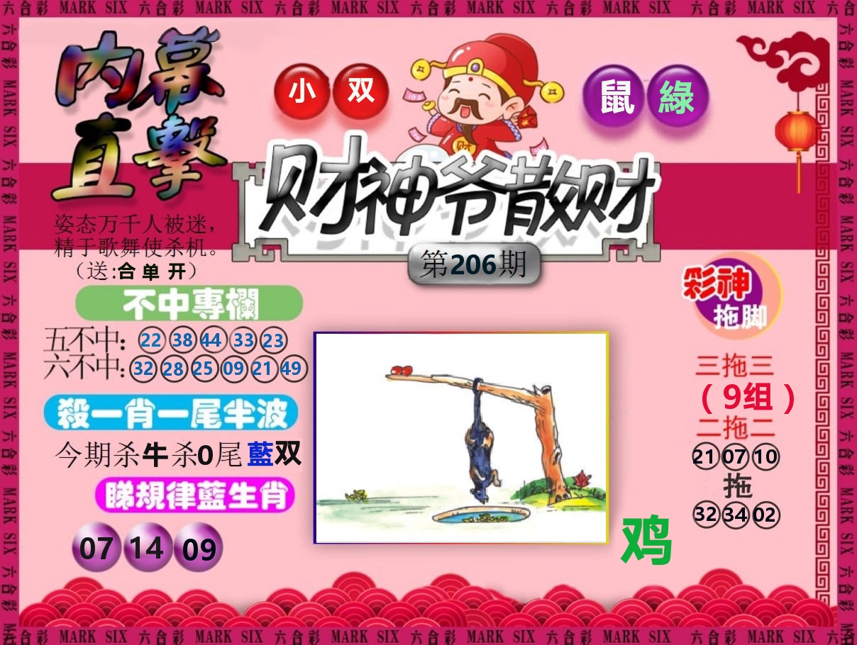 财神爷散财 第206期