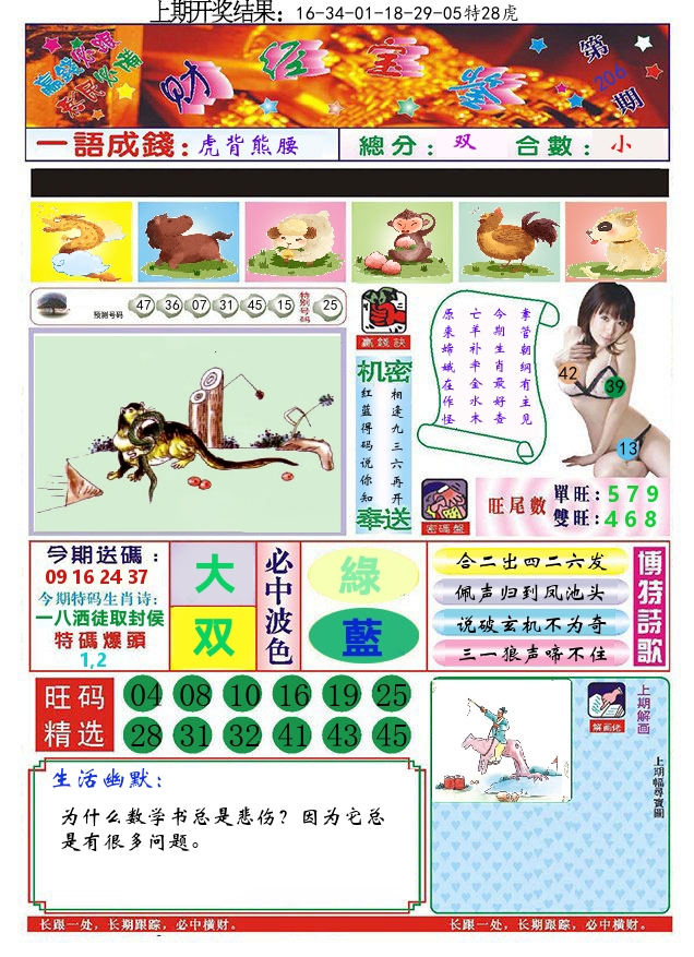 澳门财经宝鉴 第206期