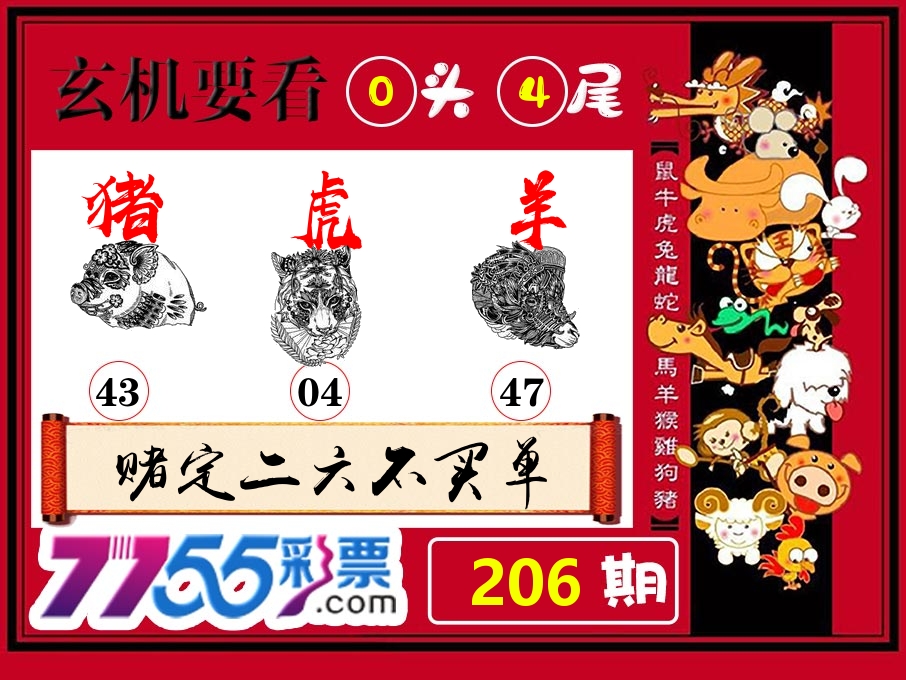 玄机要看 第206期