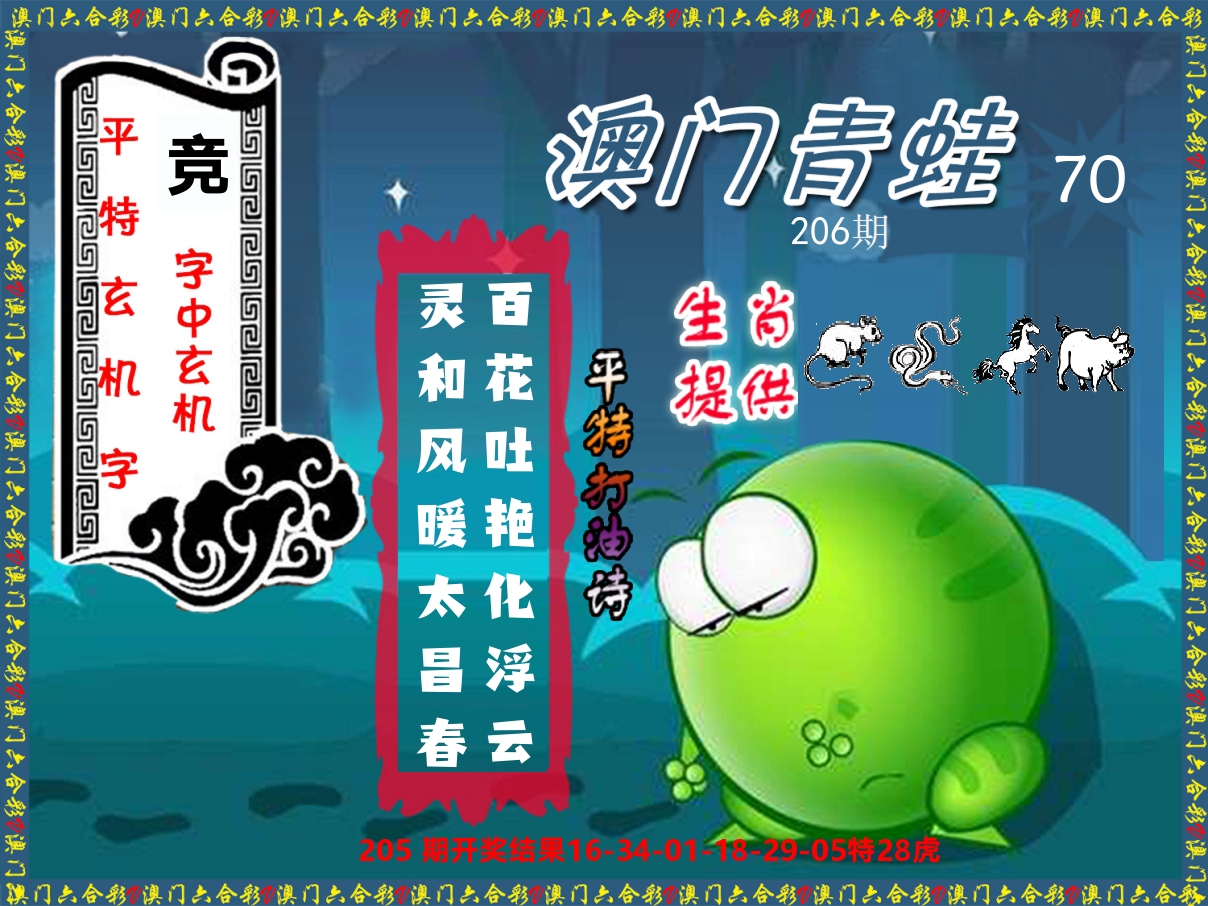 青蛙系列70 第206期