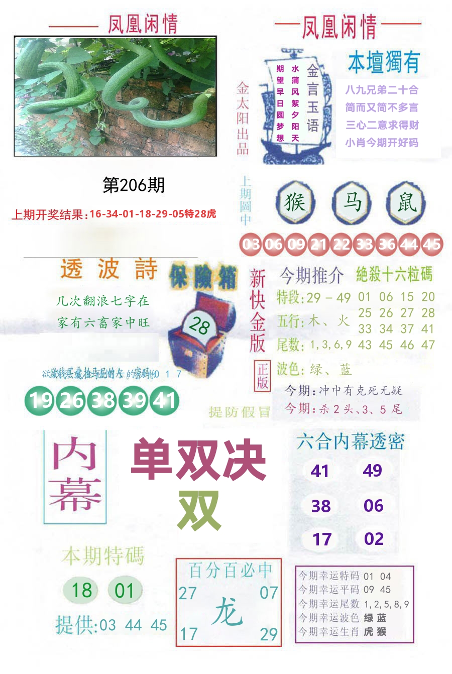 凤凰闲情 第206期