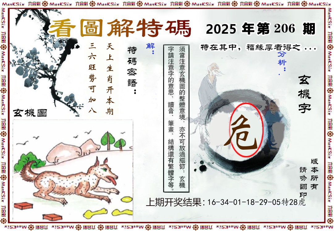 看图解特码 第206期