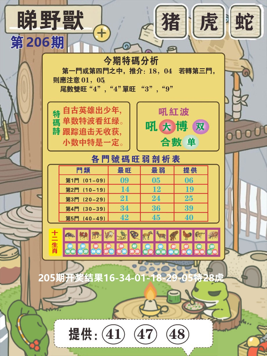 澳门彩先知B 第206期