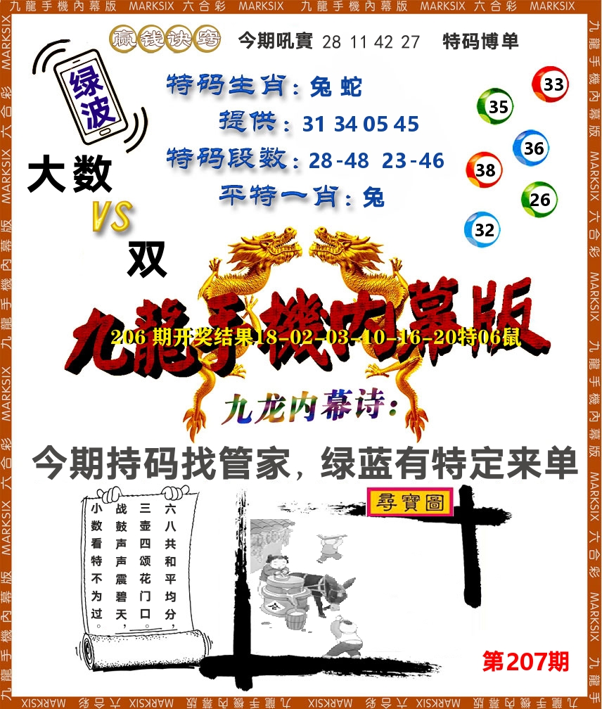 九龙手机内幕 第207期