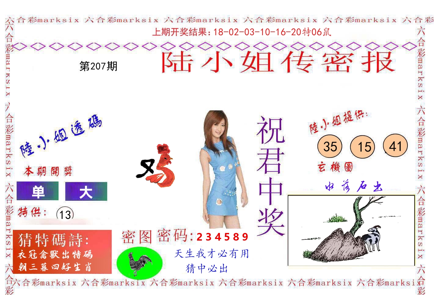 陆小姐密报 第207期
