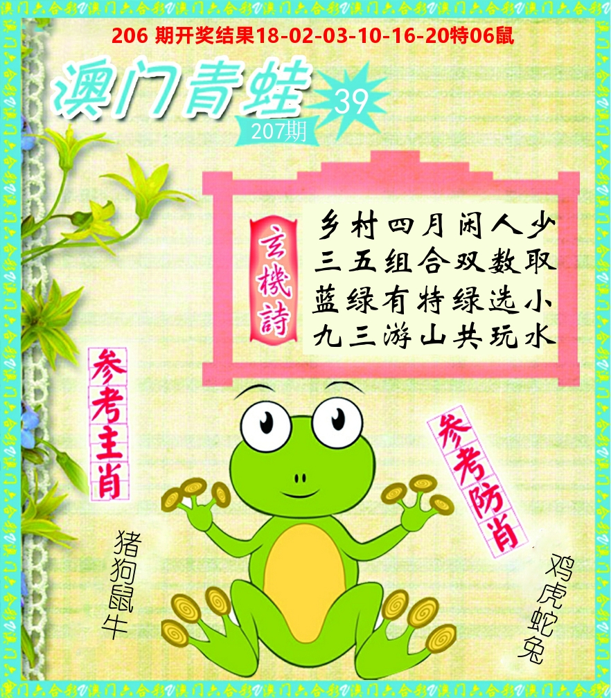 青蛙系列39 第207期