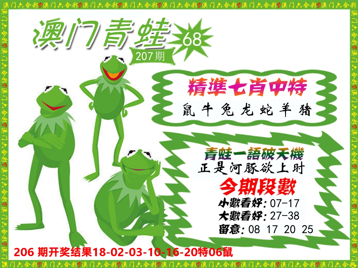 青蛙系列68 第207期