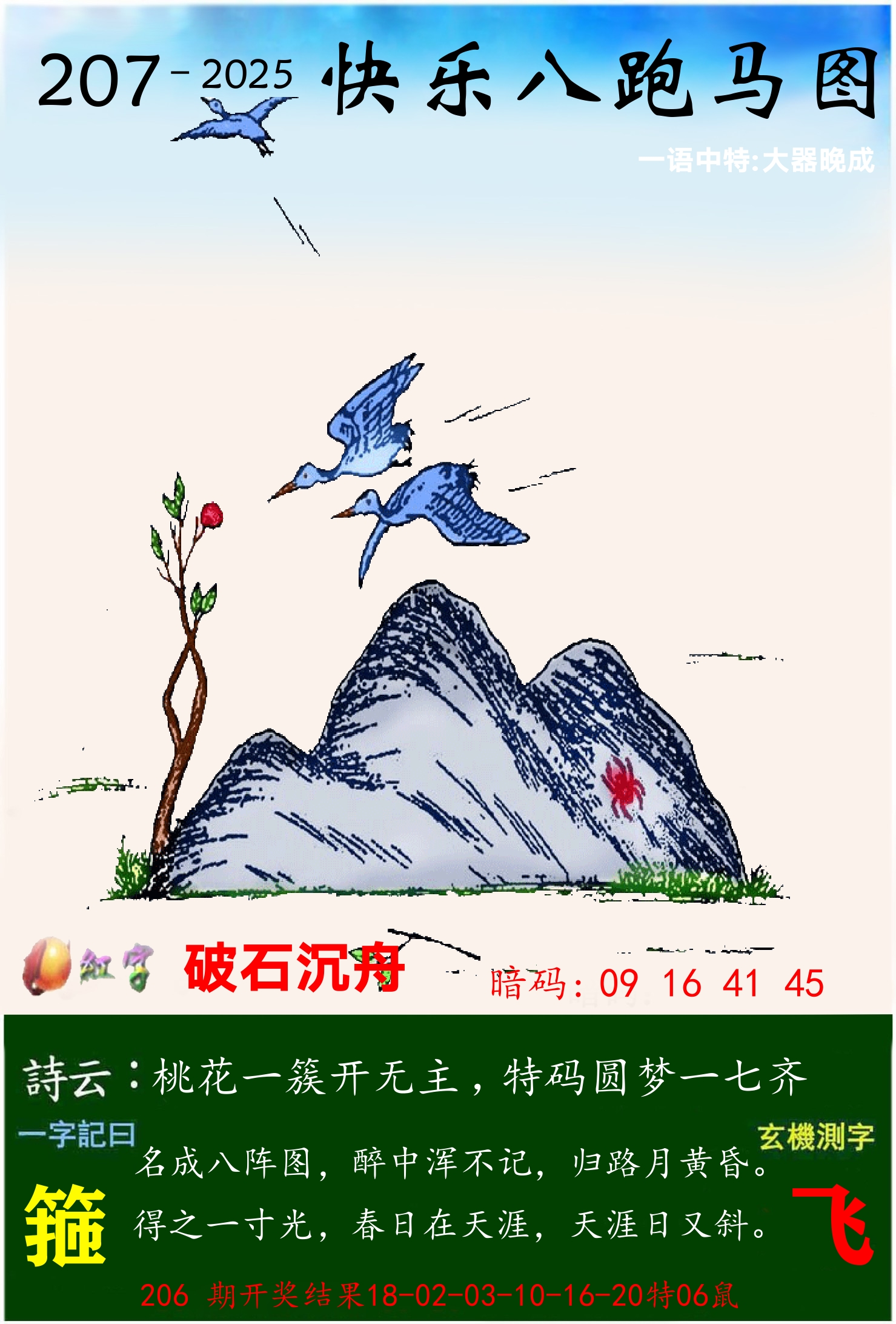 澳门跑马 第207期