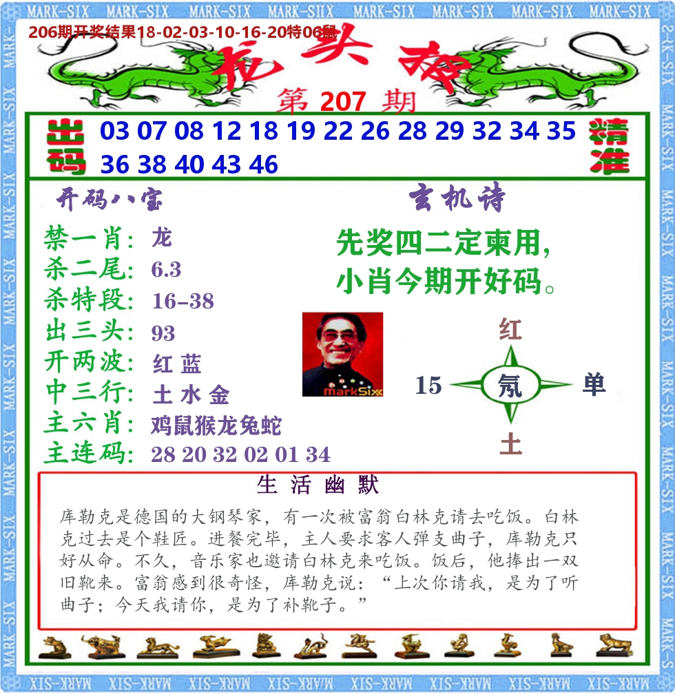 澳门龙头报 第207期