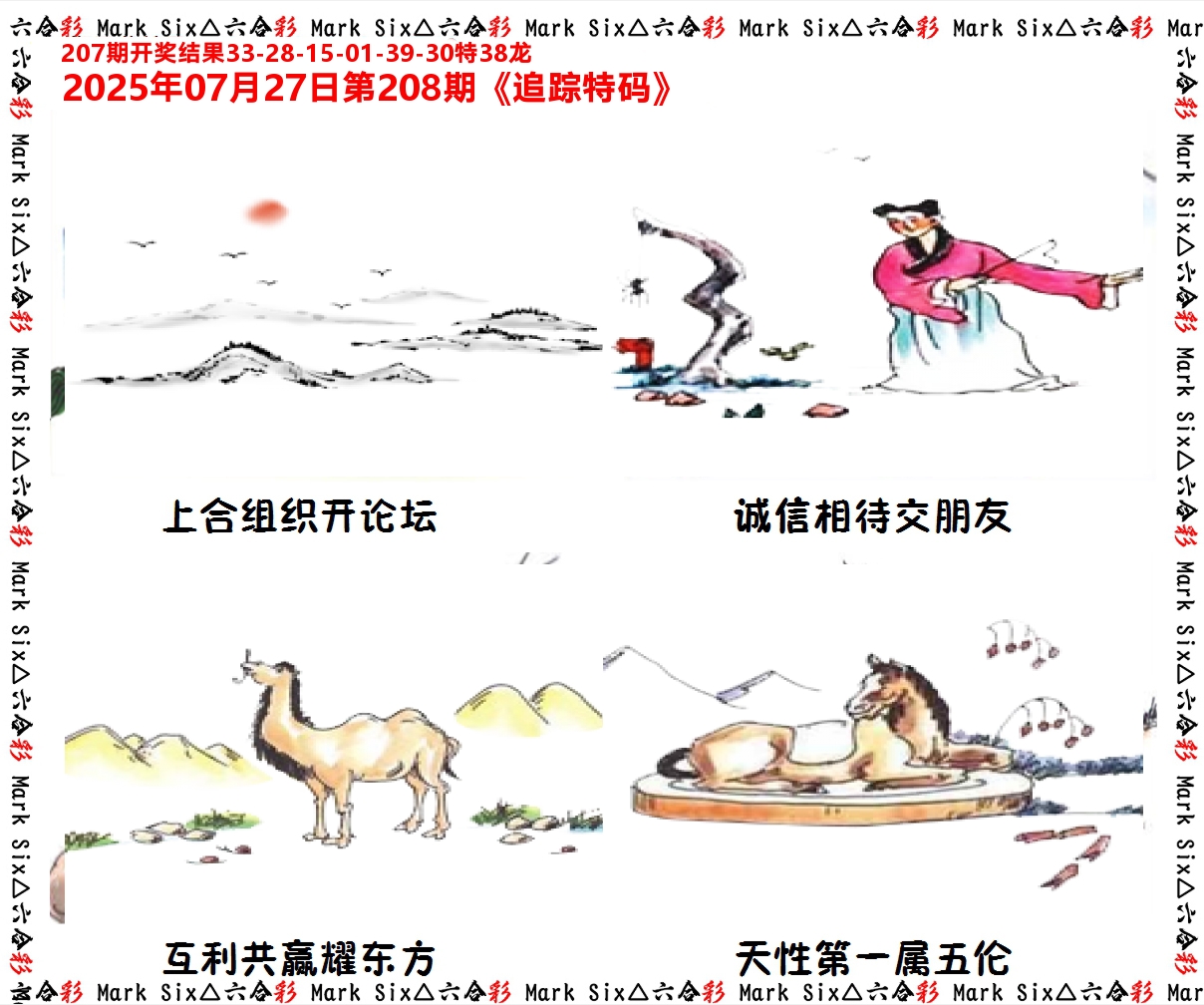 追踪特码 第208期