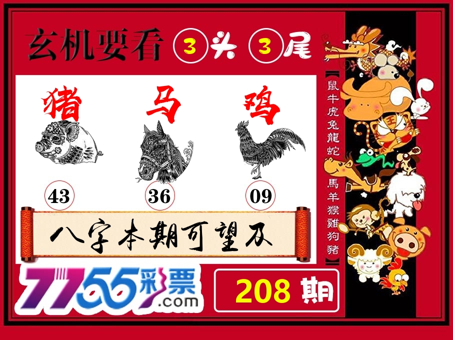 玄机要看 第208期