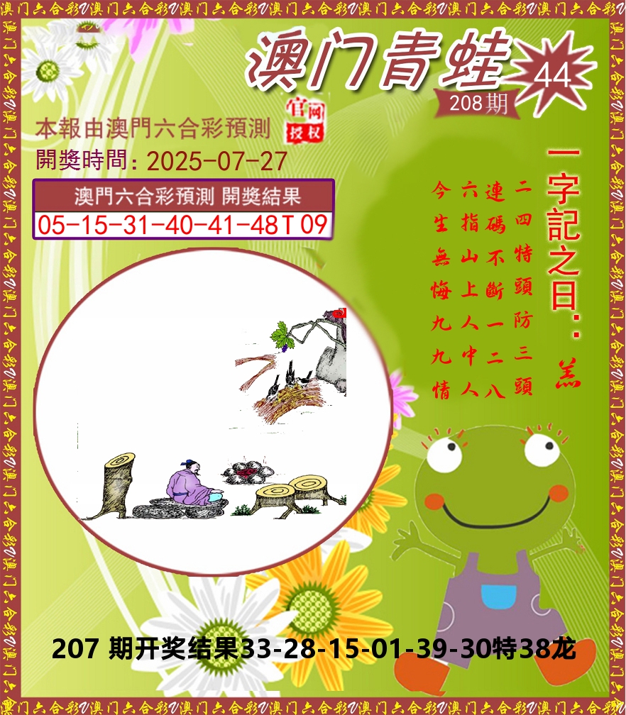 青蛙系列44 第208期