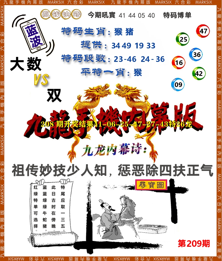 九龙手机内幕 第209期