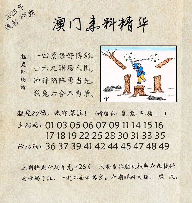 精华来料 第209期