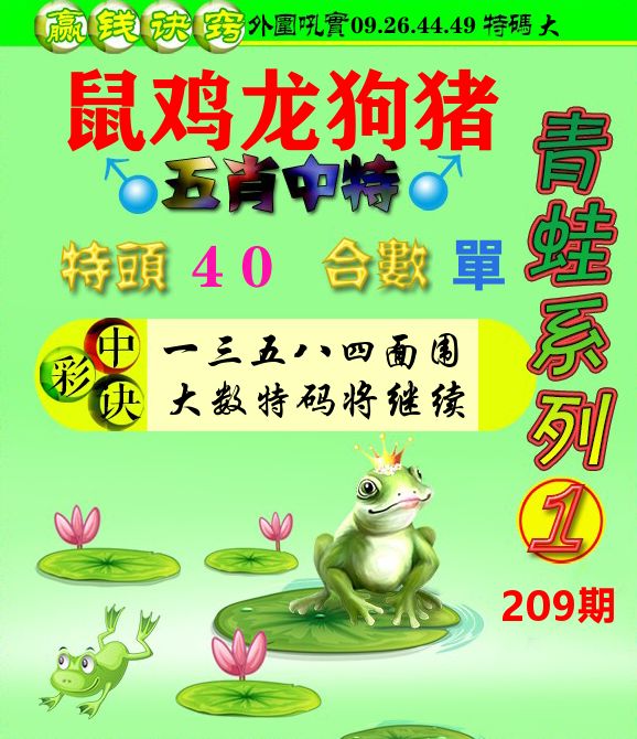 青蛙彩图 第209期