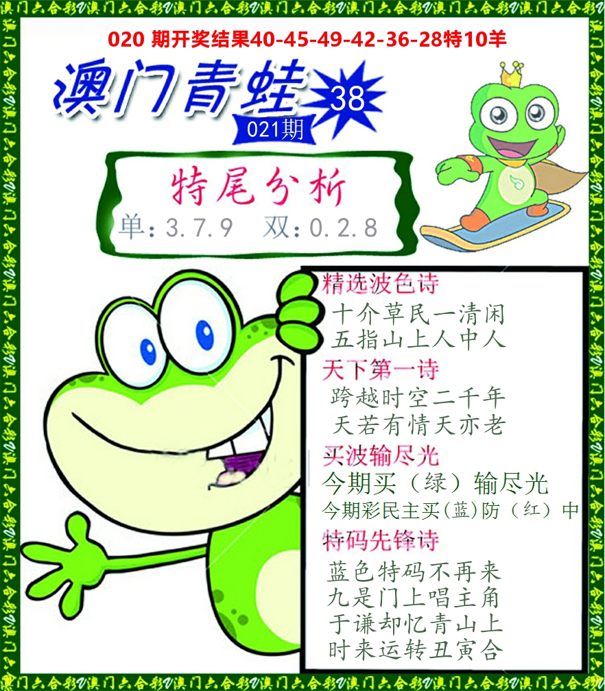 青蛙系列38 第21期