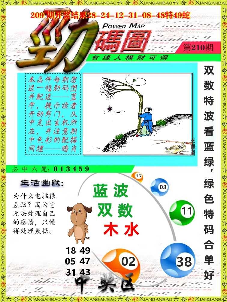 劲码图 第210期