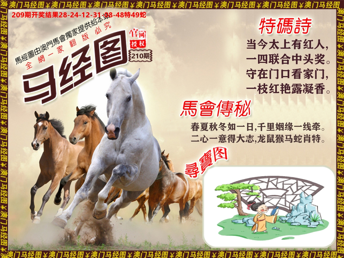 马经系列 第210期