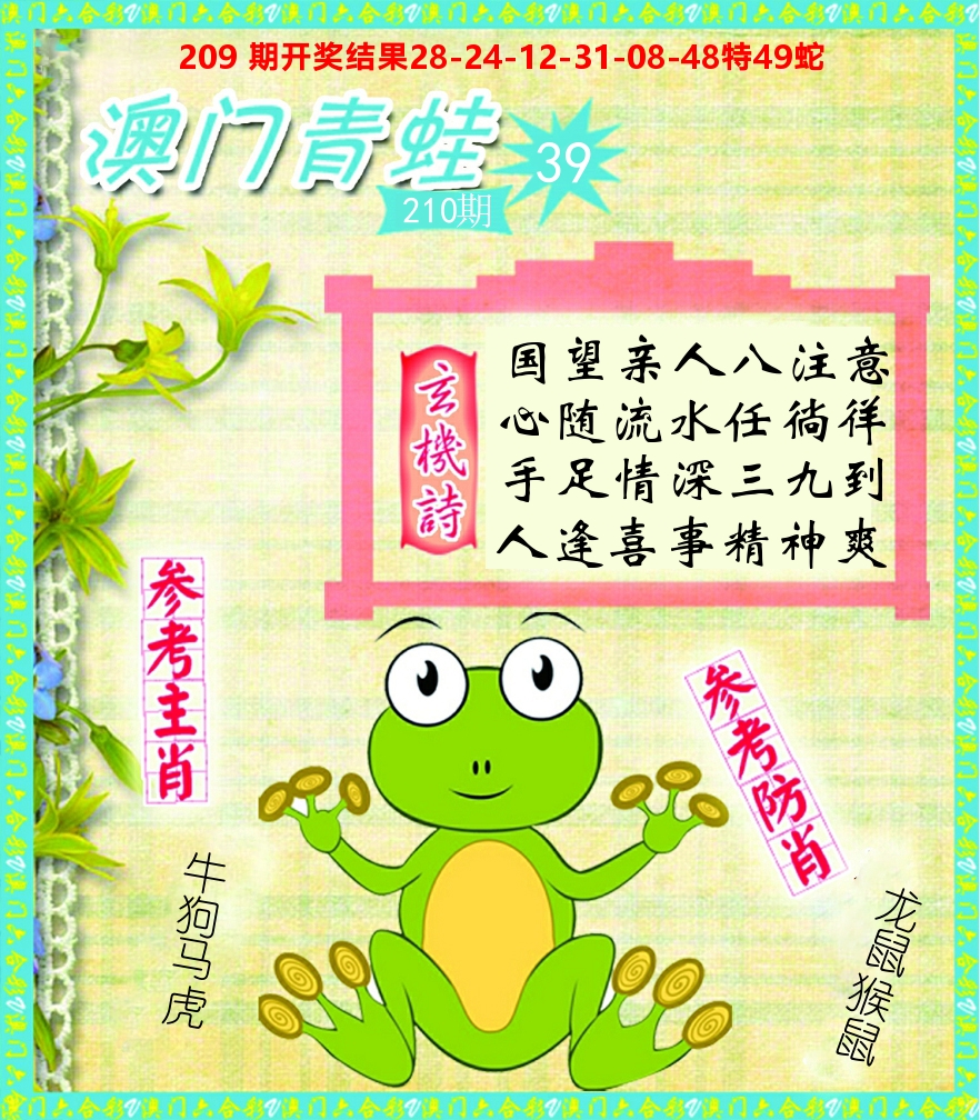 青蛙系列39 第210期