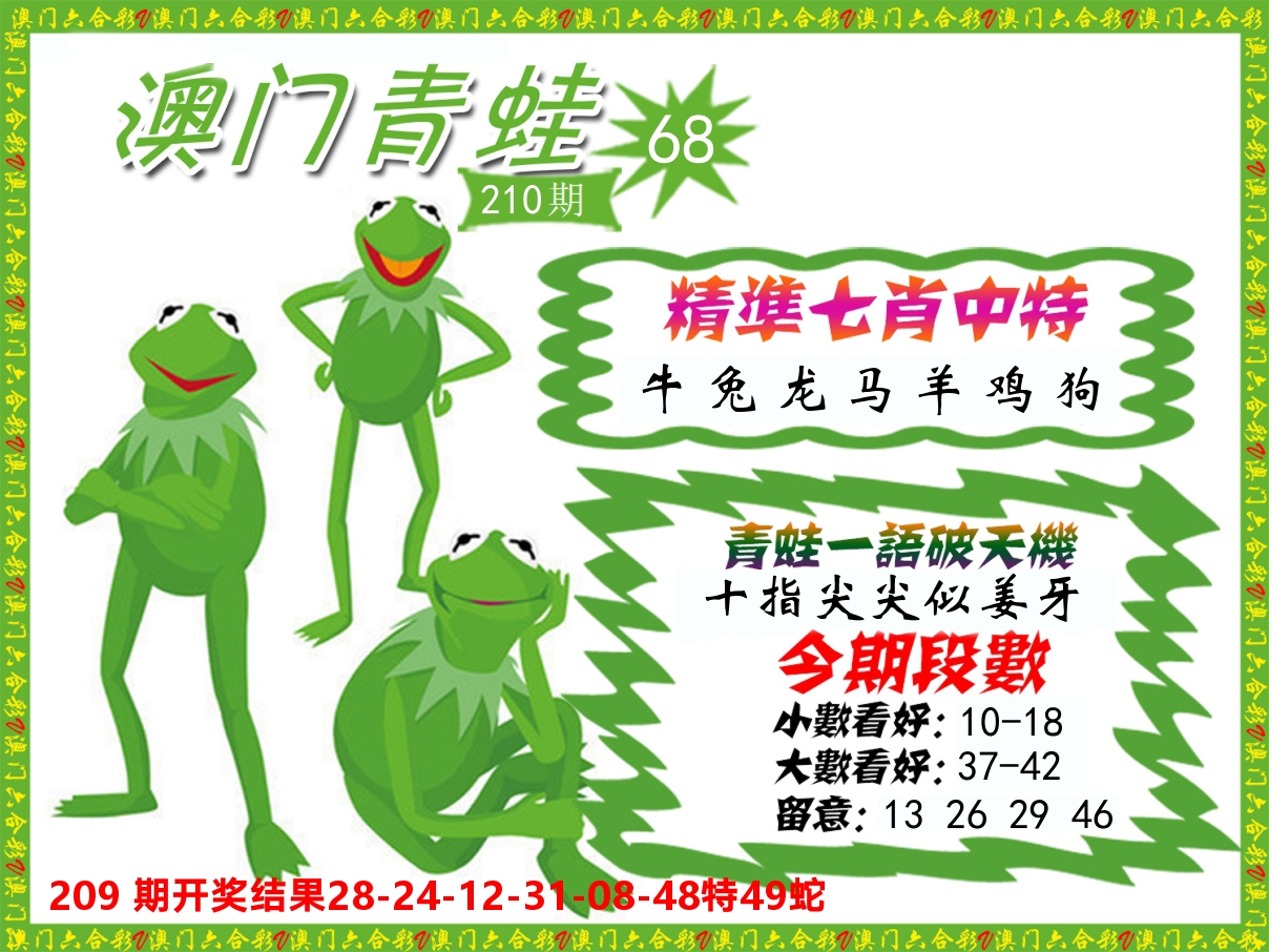 青蛙系列68 第210期