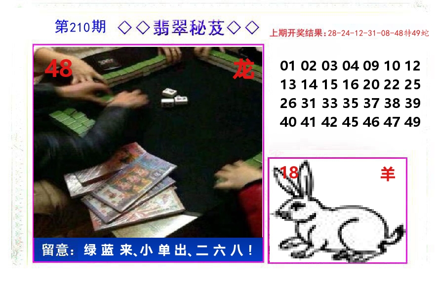 翡翠秘芨 第210期