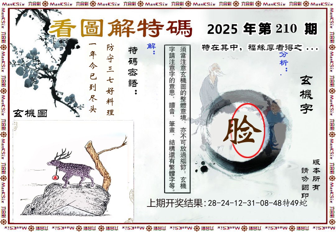 看图解特码 第210期