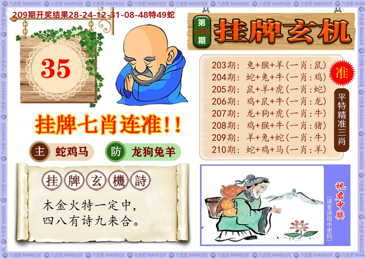 澳门挂牌玄机 第210期
