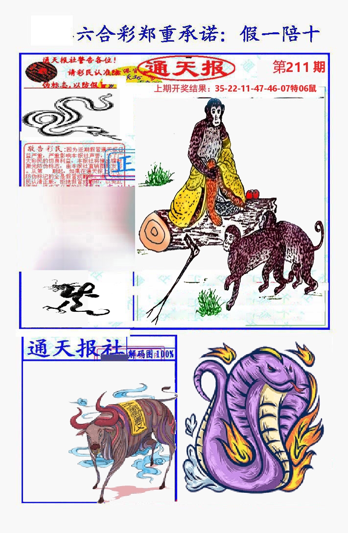 通天报 第211期