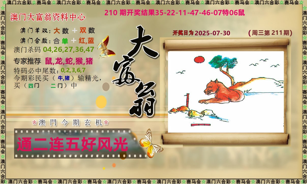 新大富翁 第211期