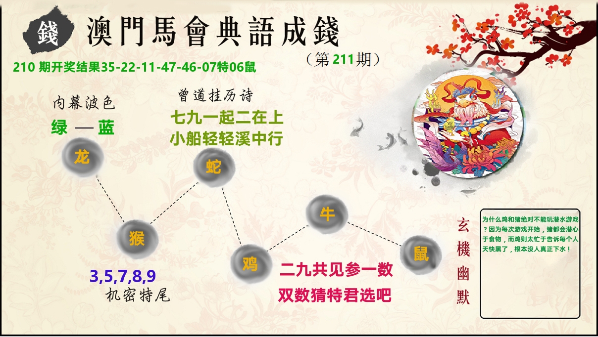 典语成钱 第211期