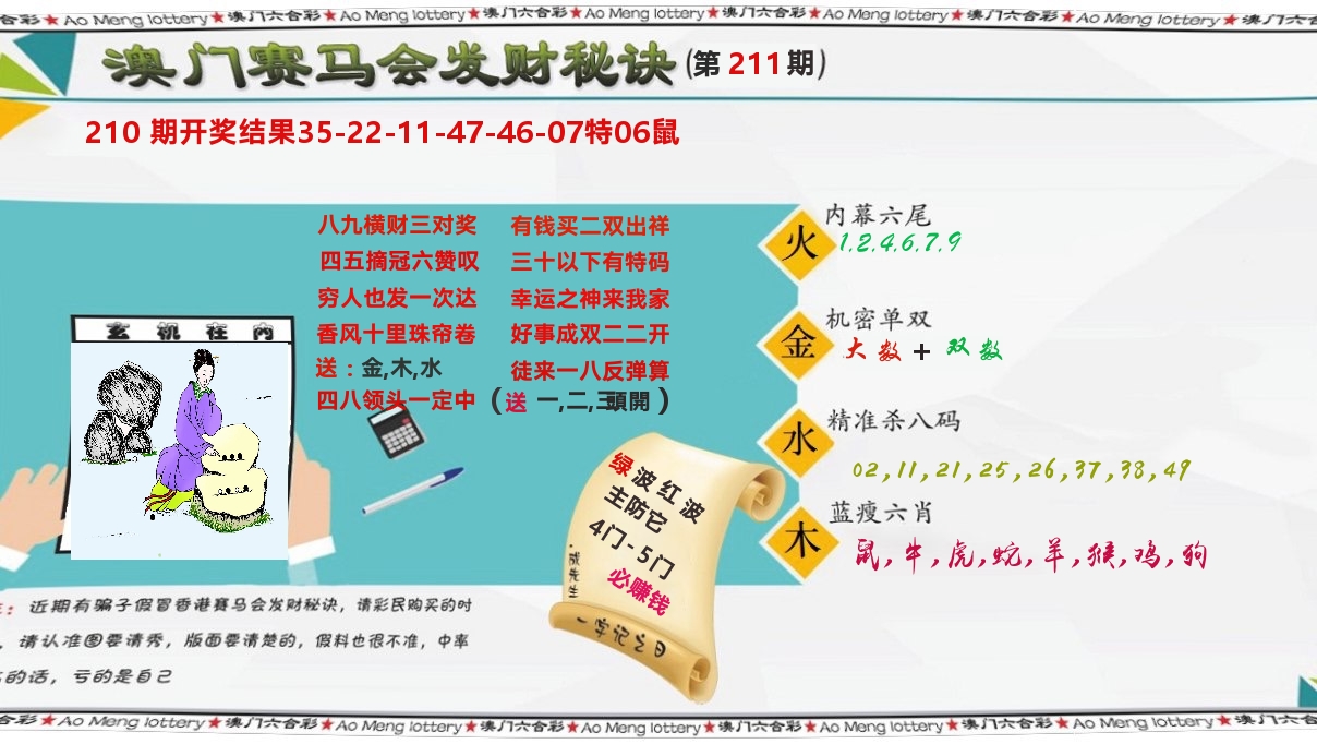发财秘诀 第211期