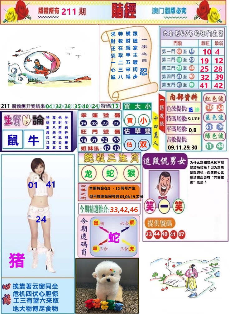 澳门赌经 第211期