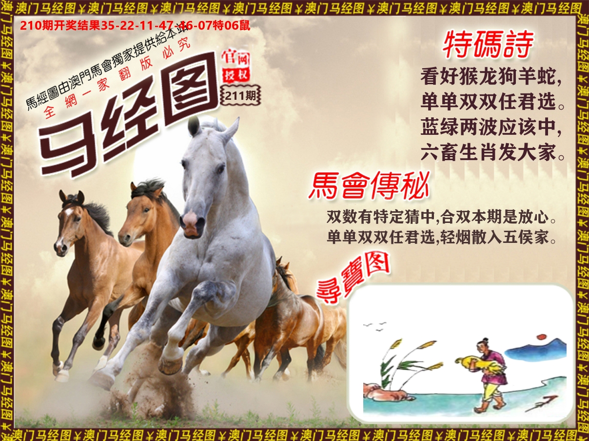 马经系列 第211期